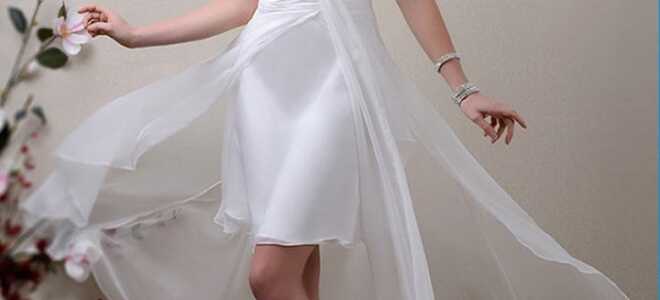 Выбираем свадебное платье короткое спереди и длинное сзади