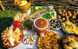 Меню на свадьбу в русском стиле — для зимы и лета