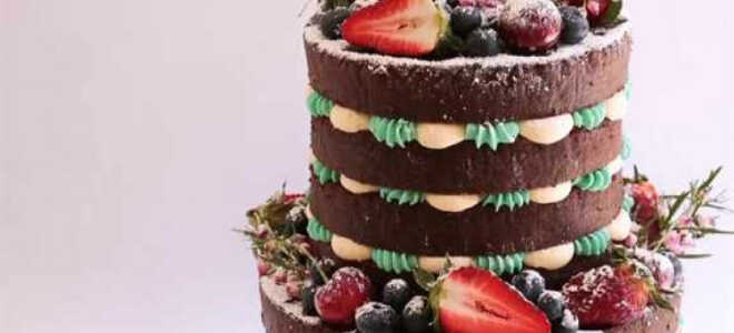 Голый торт на свадьбу — как выбрать или сделать самим