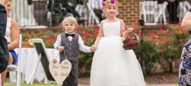 Дети на свадьбе родителей: как поучаствовать в празднике