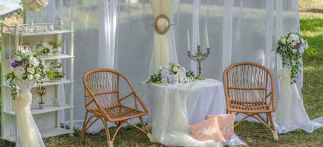 Шесть идей для оформления фотозоны на летней свадьбе