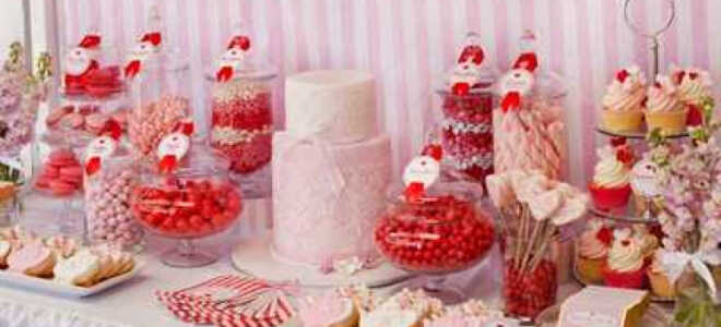 Оформление кэнди-бара на свадьбу: рецепты, меню и идеи декора