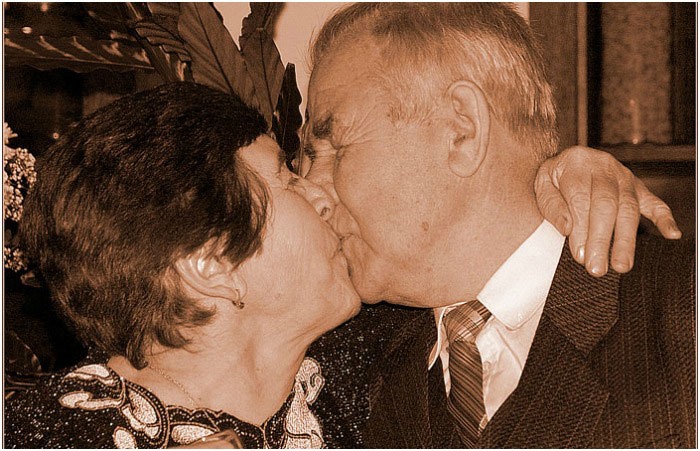 Супруги Агаевы на 100 лет свадьбы