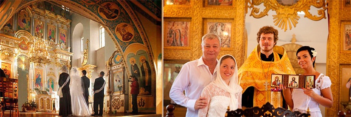 Фотосъемка после венчания