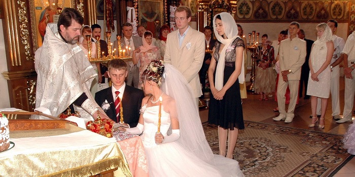 Обряд венчания