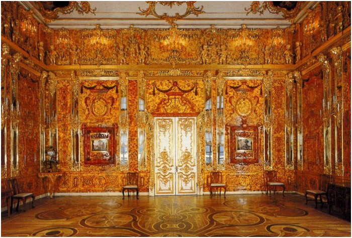 Великолепной красоты место – янтарная комната