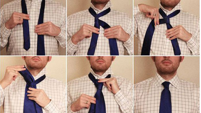 Как завязать галстук на восточный узел
