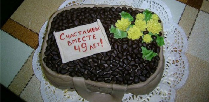 Торт на 49 годовщину совместной жизни